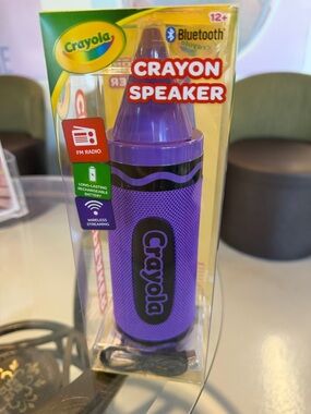 Crayola Purple Crayon Bluetooth Speaker
